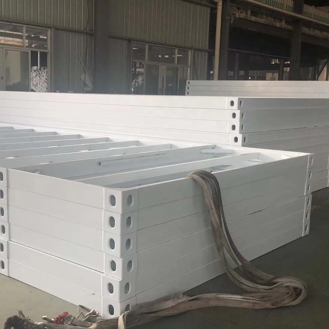 Good  technology container office steel structure frame welded flat pack container house as dormitory