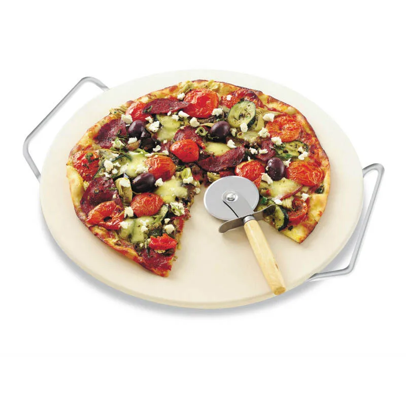 Codierite Ceramic Pizza Pan cooking by diretct fire