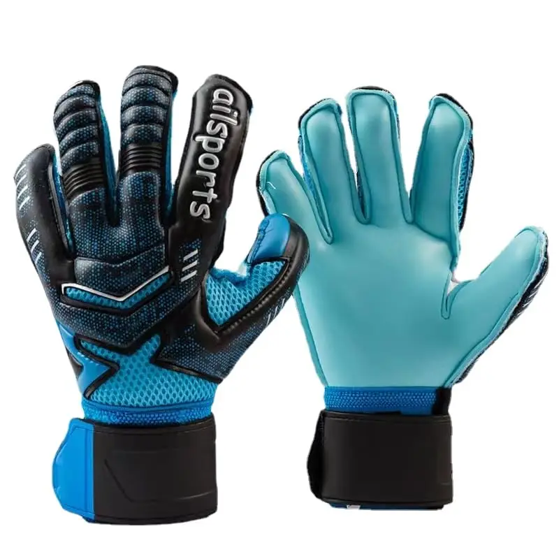 Danyang zhenxing New Design Latex Goalkeeper Gloves Football Goalie Wear Goalkeeper Finger guard protection