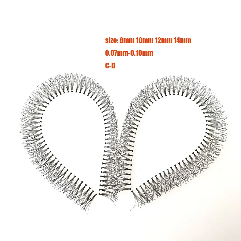 
Premade lashes flare eyelash extension knot free 10d individual eyelash clusters 