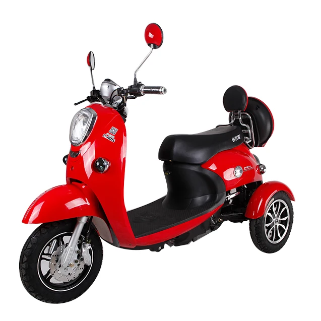 60V/500W  3 wheel City Electric Mobility Scooters motorcycle  for Handicapped