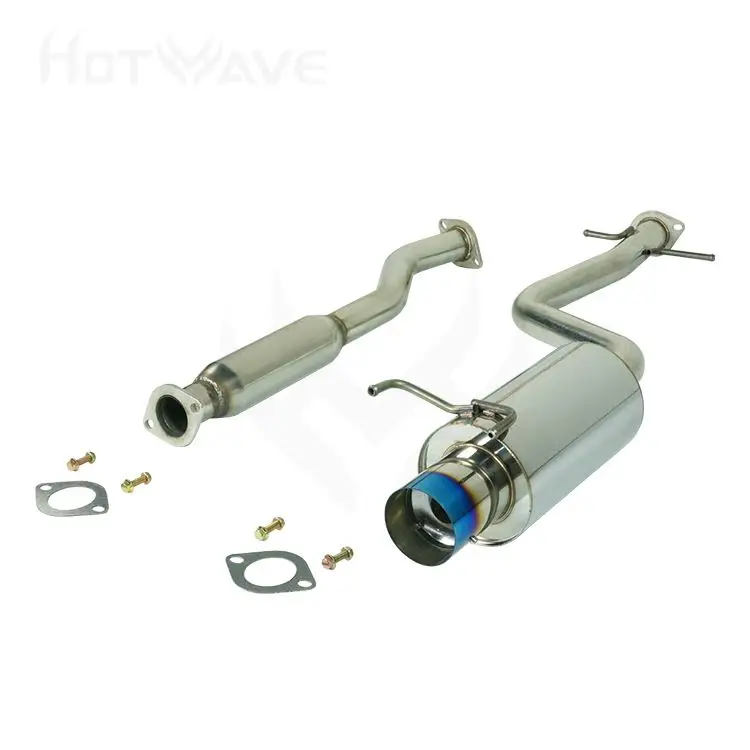 4-дюймовый титановый наконечник Catback глушитель SS HOTWAVE Прямая продажа с завода высокопроизводительный кэтбэк для Lexus IS250/300 2001-2005