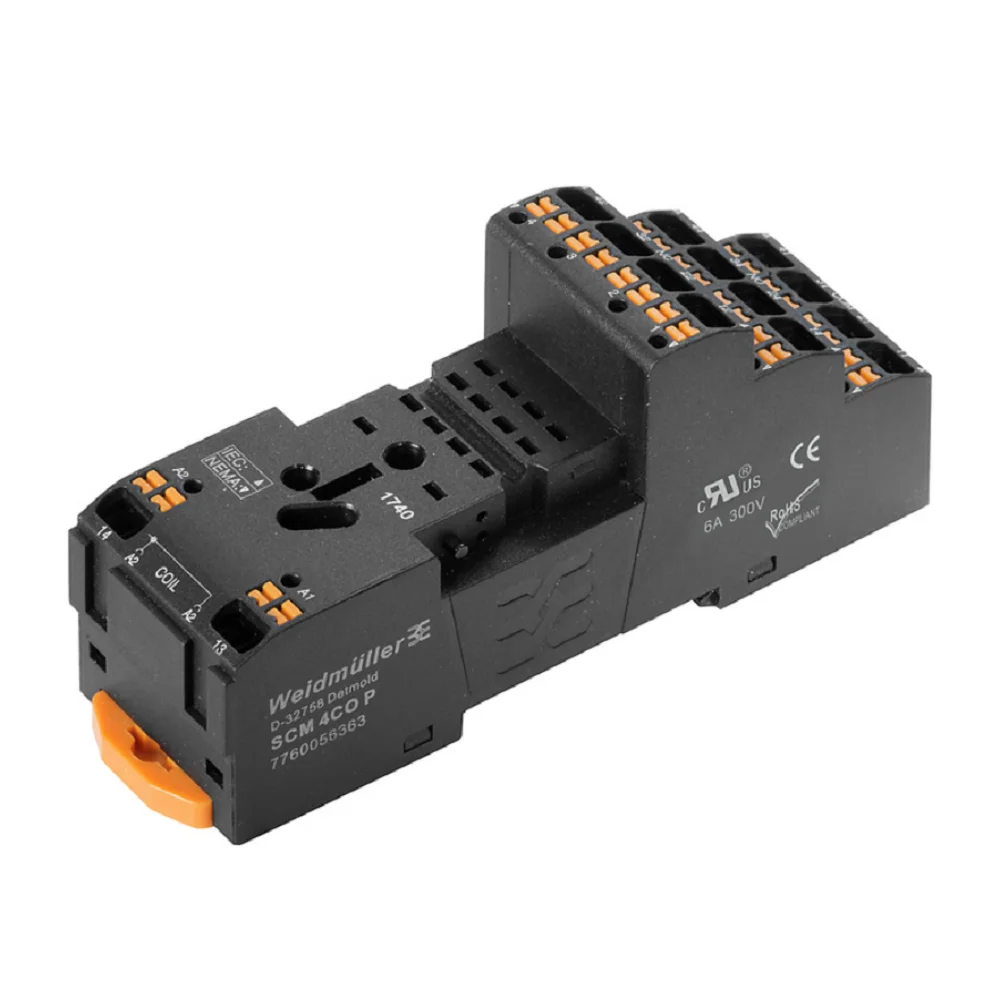 Weidmuller 7760056363 SCM 4CO P Weidmuller релейные основы