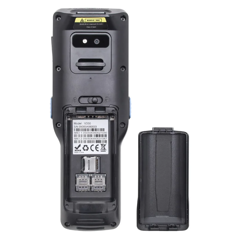 UNIWA V350 Handheld Android 12 Industrial PDA 5-Inch 2D Barcode Scanner T9 Keyboard 4GB Memory Wi-Fi Communication Rugged Design