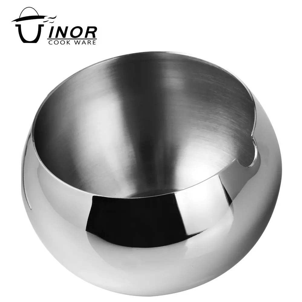 Chaozhou sugar bowl stainless steel coffee tea canister with glass lid