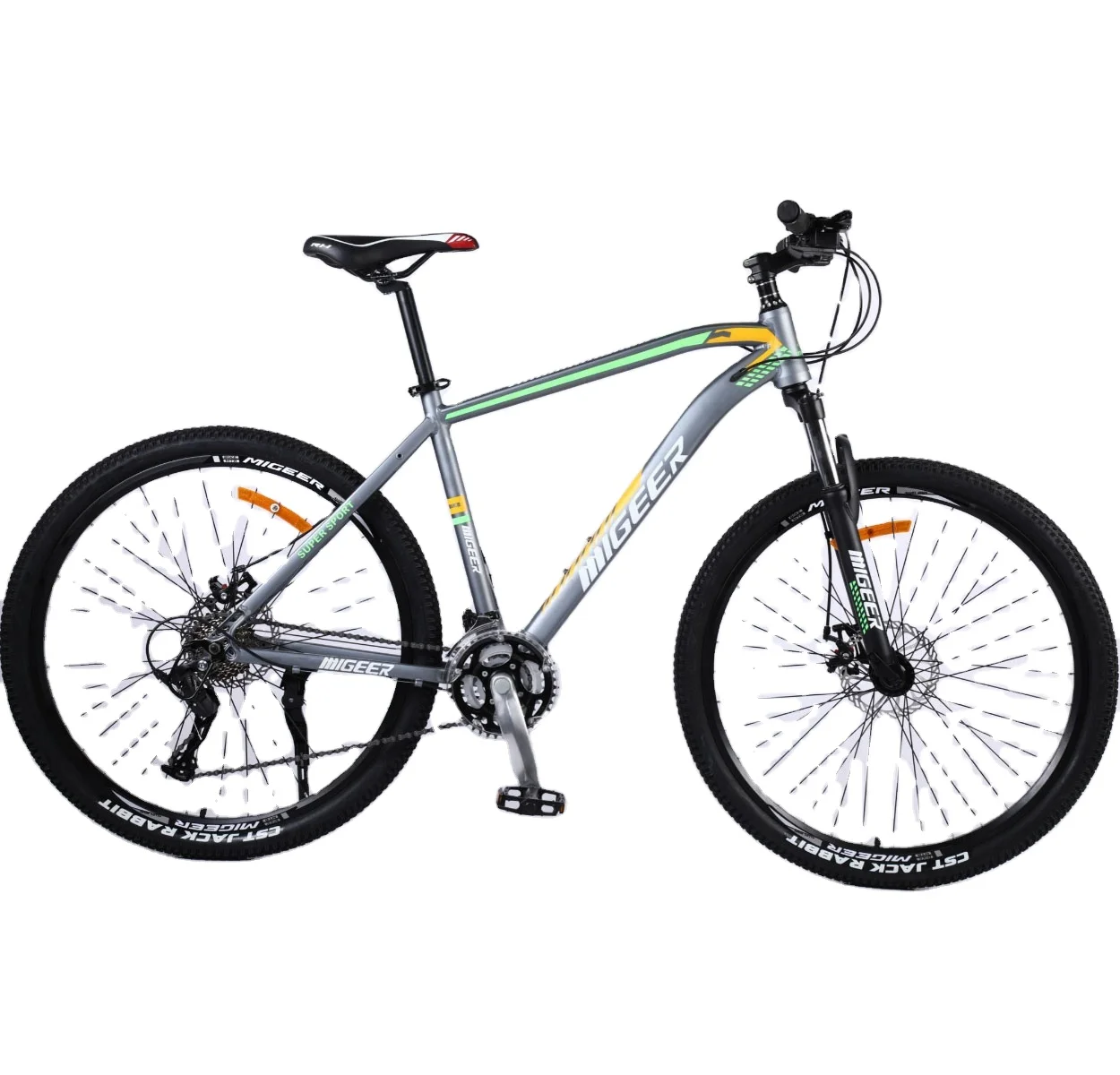 27.5*2.35 tire aluminium frame  bikes bicycle 24 speed mountain bike