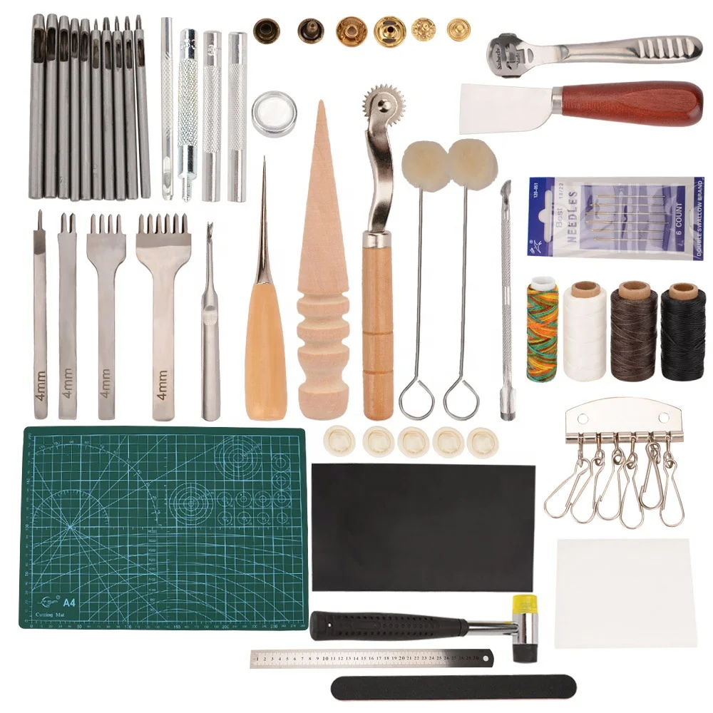 Экологичные OEM полные инструменты для шитья кожи «сделай сам» для изготовления сумки