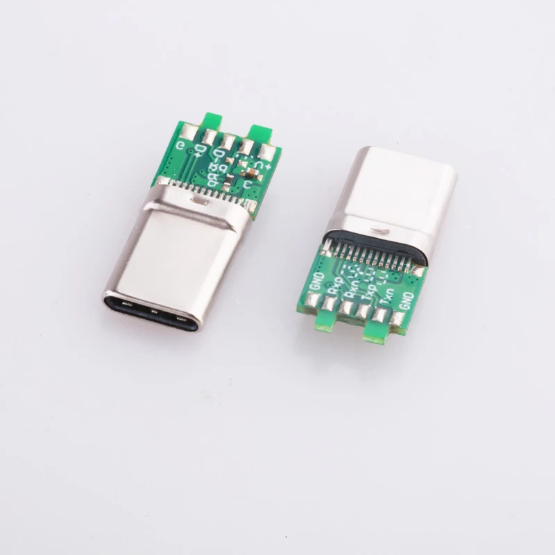 usb c to usb C solder connector smt jst cable type c charger 16pin connector