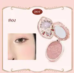 Embossed Matte Blush Pigmented Fine Powder Makeup Smooth Long-Lasting All Day Face Enhancing Makeup Color Private Label