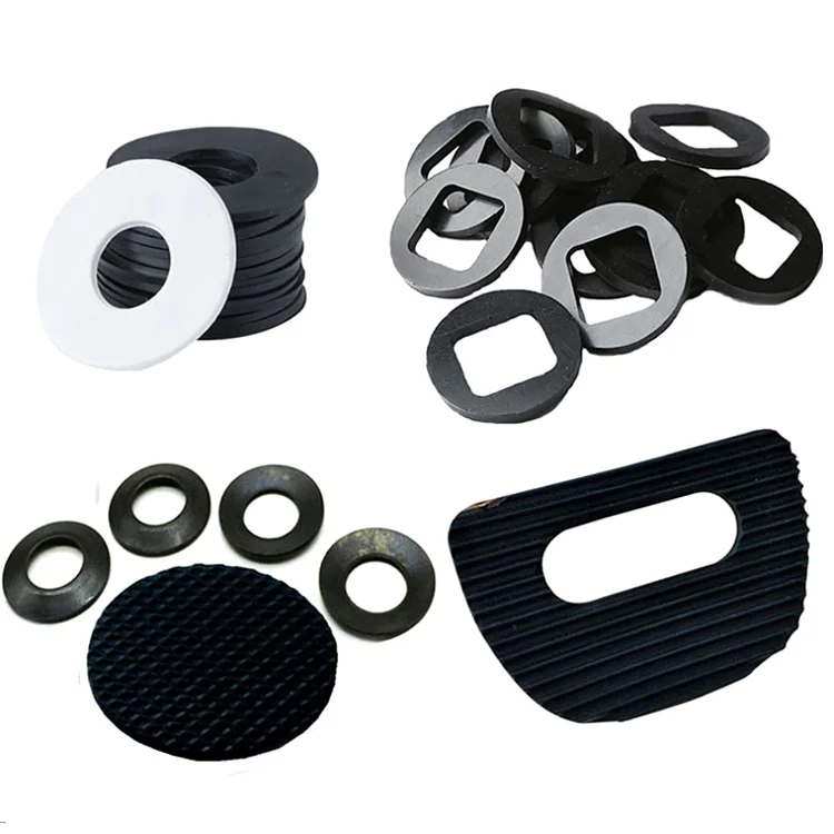 Food Grade Silicone NBR FKM EPDM Neoprene Rubber Square Round Ring Seal Washer Flat Gasket O Ring Seal