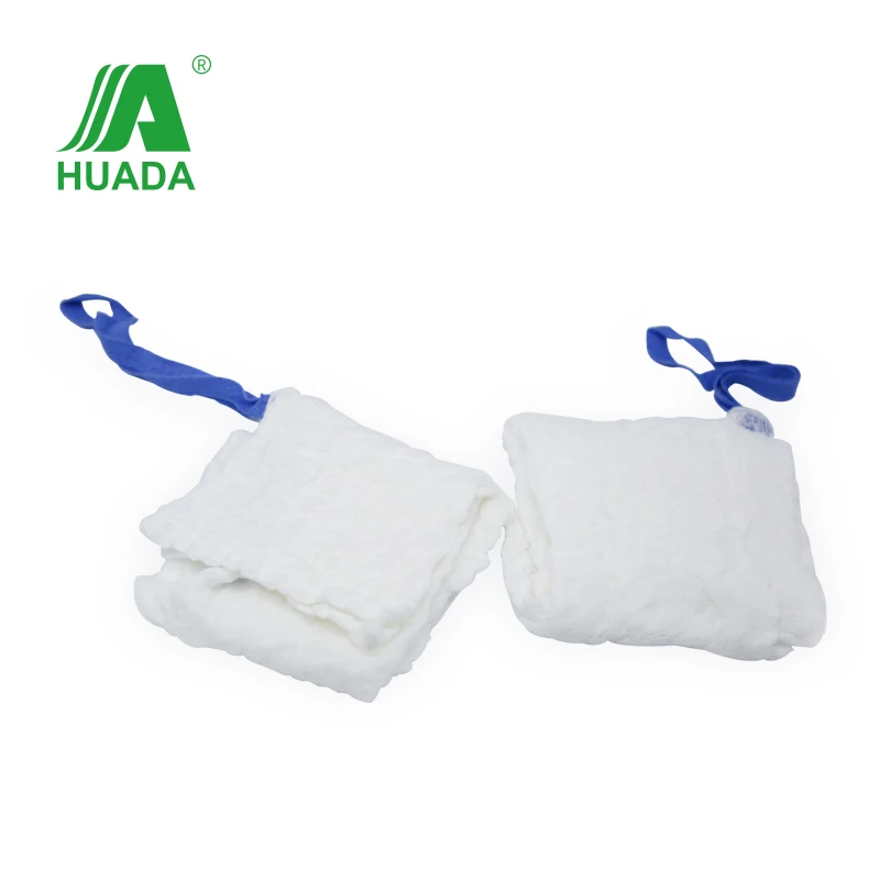 CHINA FACTORY SURGICAL DISPOSABLE STERILE GAUZE  LAPAROTOMY SPONGE WITH  X-RAY DETECTABLE  8 PLY PRE-WASHED 45 X 45 CM, PK / 5