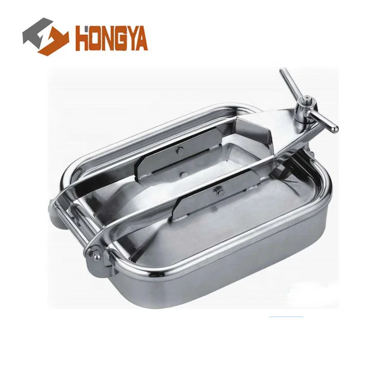 stainless steel sanitary manhole cover / manway use for tank