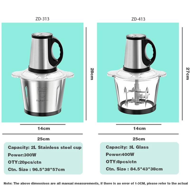 hot sale 2L 3L 5L factory price stainless steel fufu yam pounding machine big meat grinder electric yam pounder meat chopper