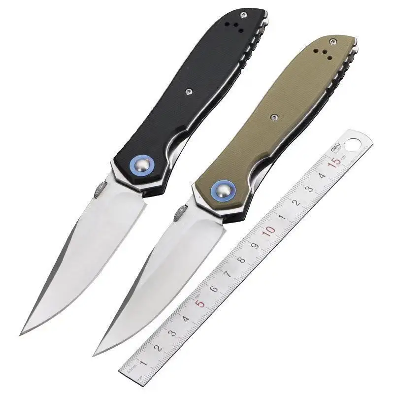 Yangjiang завод складной на открытом воздухе, карманный нож для повседневного использования, огнеупорный камень в случае чрезвычайной ситуации нож с дробления стекла и ремень cutter9Cr18Mov нож