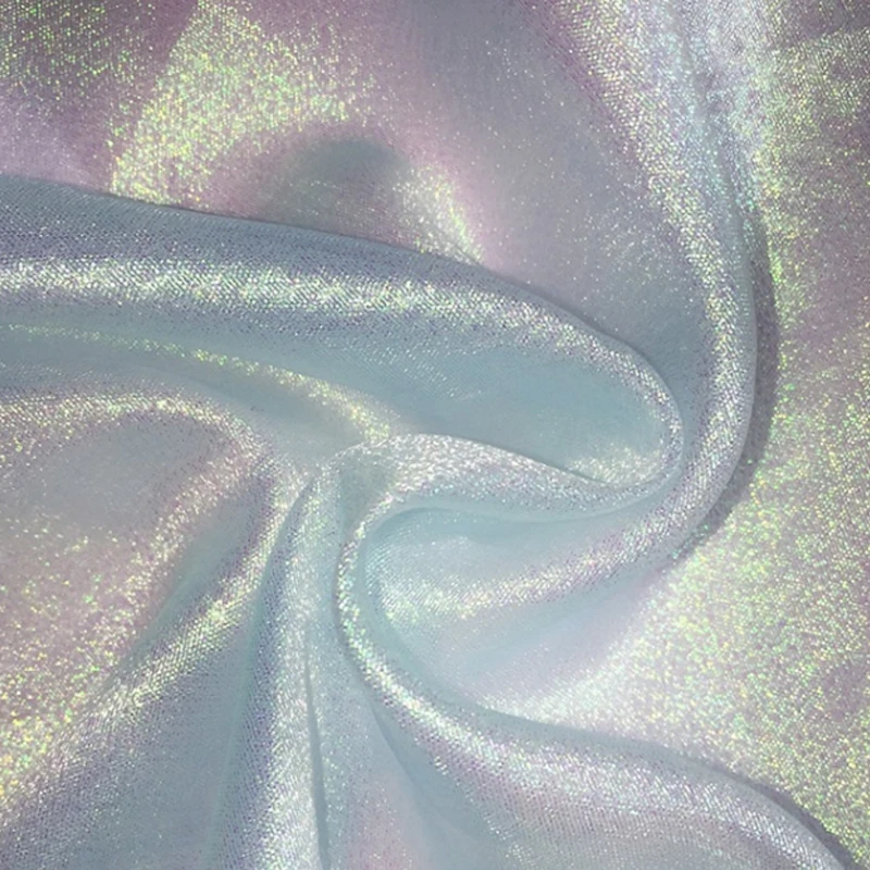 Polyester/Cotton Ombre Organza Fabric Wedding Fabric For Cloth Dress Decoration