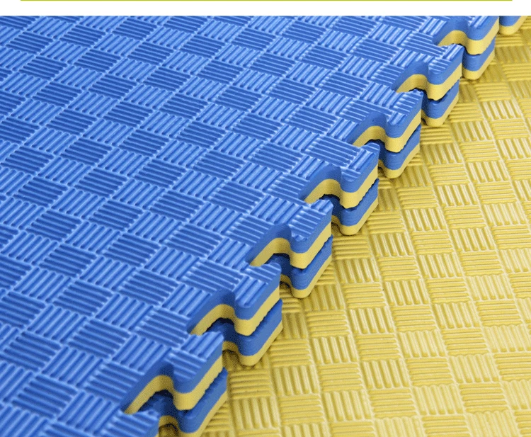 Large Thickened Colorful Puzzle Tatami  EVA Foam Play Mat For School Gym Taekwondo  100 x 100 CM