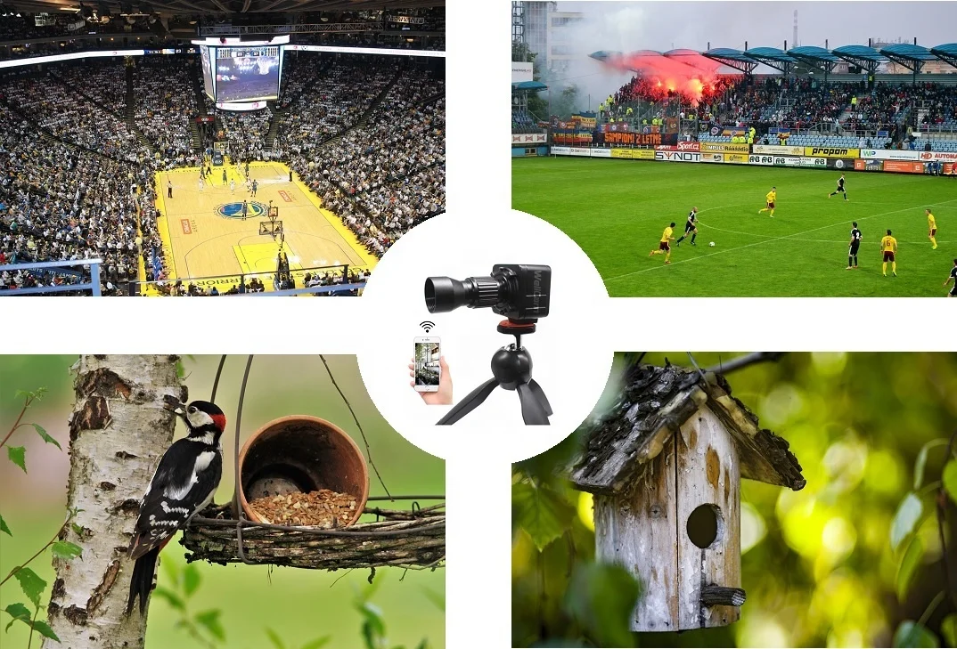 Wireless 2 MP 65mm Fixed lens Mini Camera with Mobile Apps