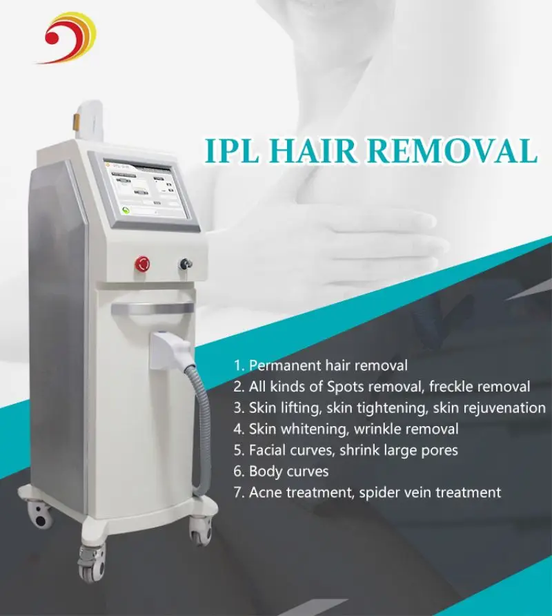 Multifunctional Whole Body Elight Skin Tightening Machine Machine Depilator Pearl Hair Remover