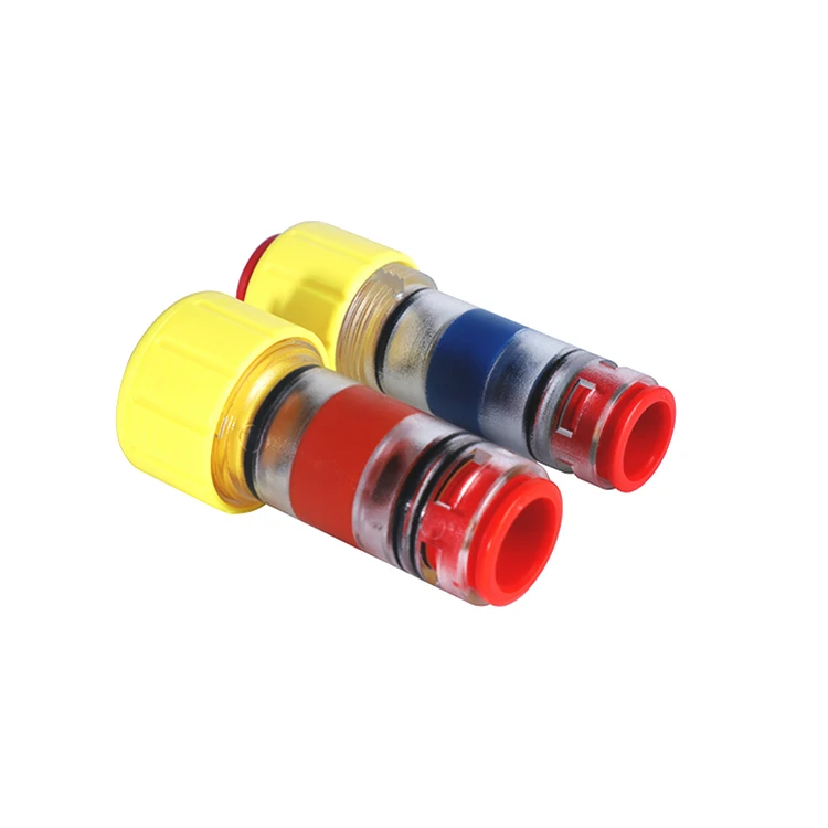Hot sale cheap transparent plastic micro duct plug gas tight block microduct connector