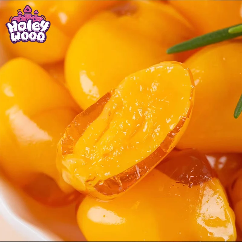 Holeywood 3D 5G Soft Candy Fruity Flavored Purple Grape Green Mangostrawberry & Peach Peeling Mango Bagged Candy