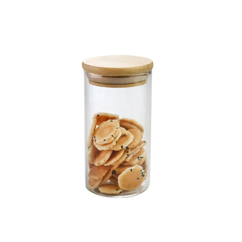 Glass Material And Eco-friendly Feature Borosilicate Glass Spice Jars Wholesale Glass Jars With Lids