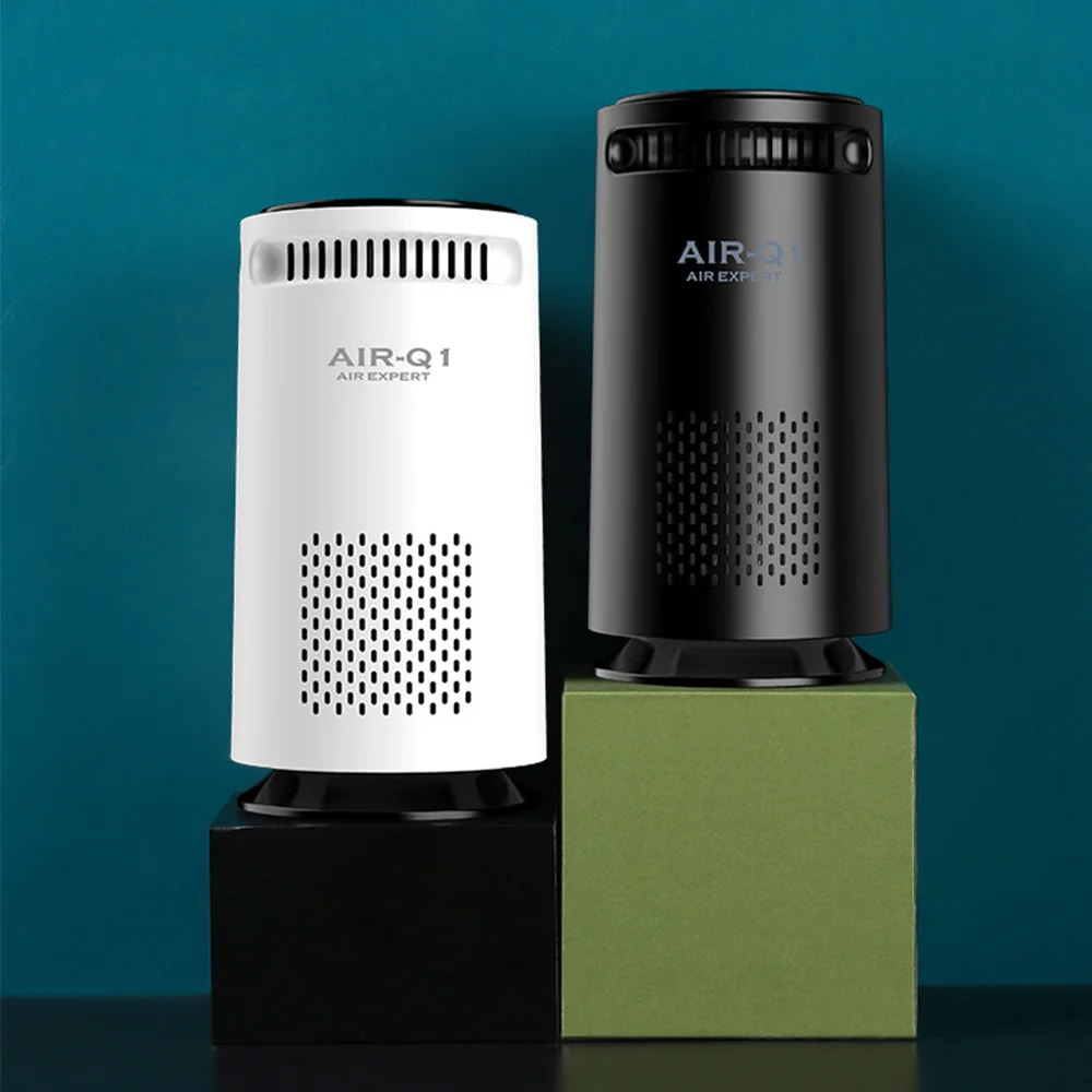 Air Cleaner Filters Remove Smoke Odor and Dust Commercial Negative Ion Car Air Purifiers Usb ABS 2024 Hot Sale Smart Home Nznoe