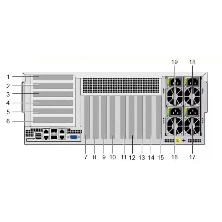  Huawei Высокое качество сервер высокой конфигурации случае горячей замены 5885Hv5 4U стойки