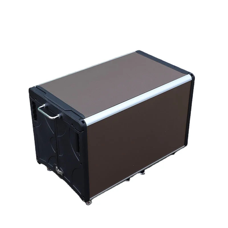 Rv camp aluminum kitchen and rv camper motorhome accessories C550 Camping Mobile Kitchen Outdoor Aluminum Foldable Table