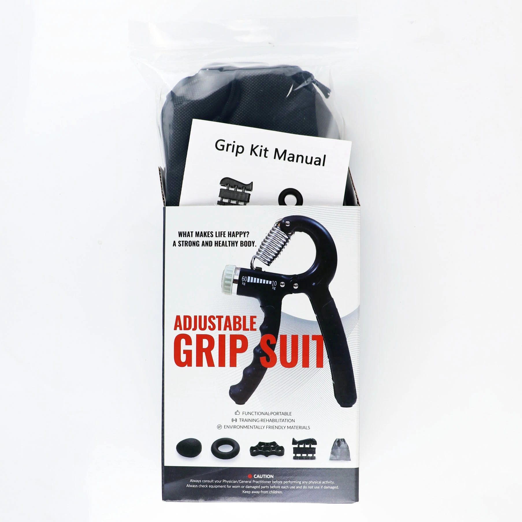 
Counting Grip Set Fitness Adjusting Grip Ring Grip Ball Finger Trainer 
