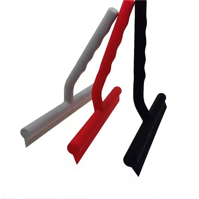 Mirror Glass Cleaner Silicone Wipers Black Household Floor Cleaning Tools Window Squeegee