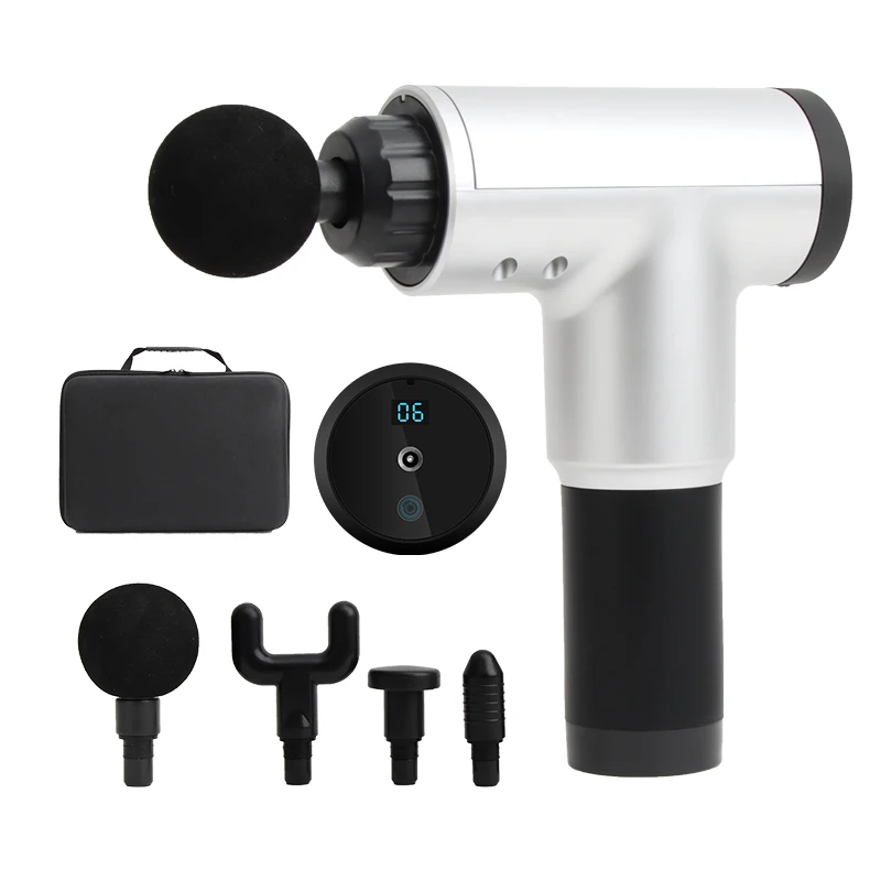 Plastic Body Deep Tissue Massage Gun Factory Price Mini Muscle Free Spare Parts Most Selling Product Massage Gun Char Hand-held