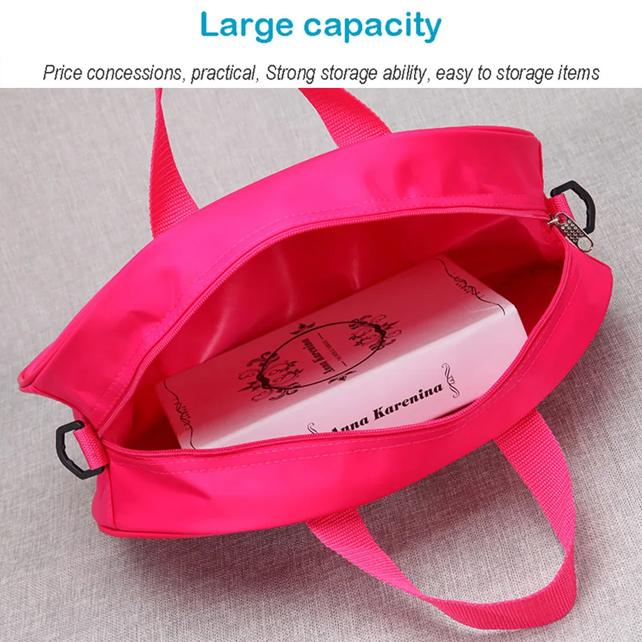 Custom Logo Printing Sublimation Blank Dance Sports Gym Travel Duffle Tote Bag