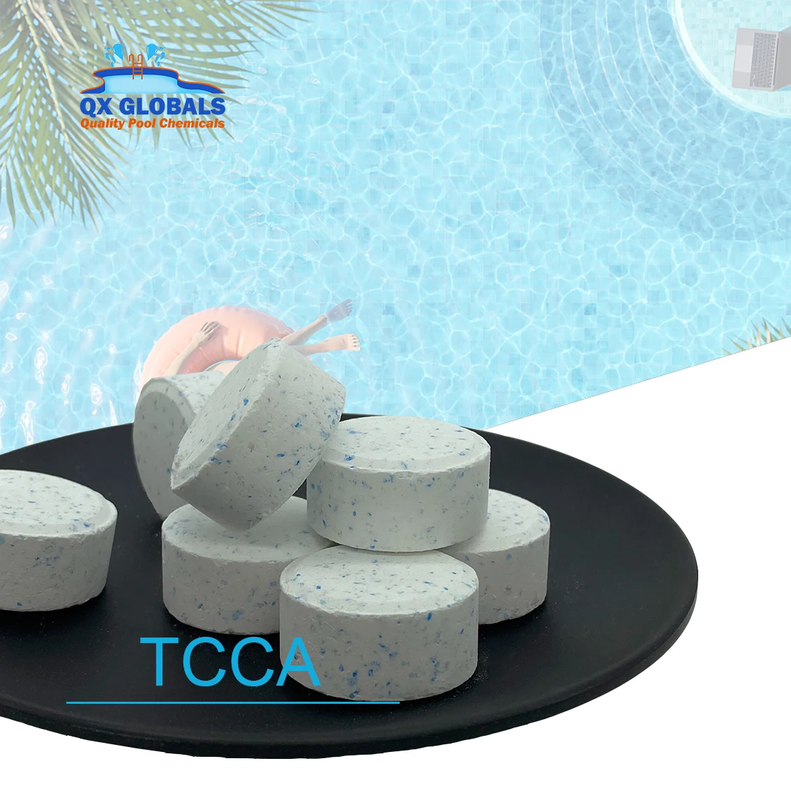 Хлор TCCA 90% порошок/гранулы/таблетки химикат для очистки воды для бассейна