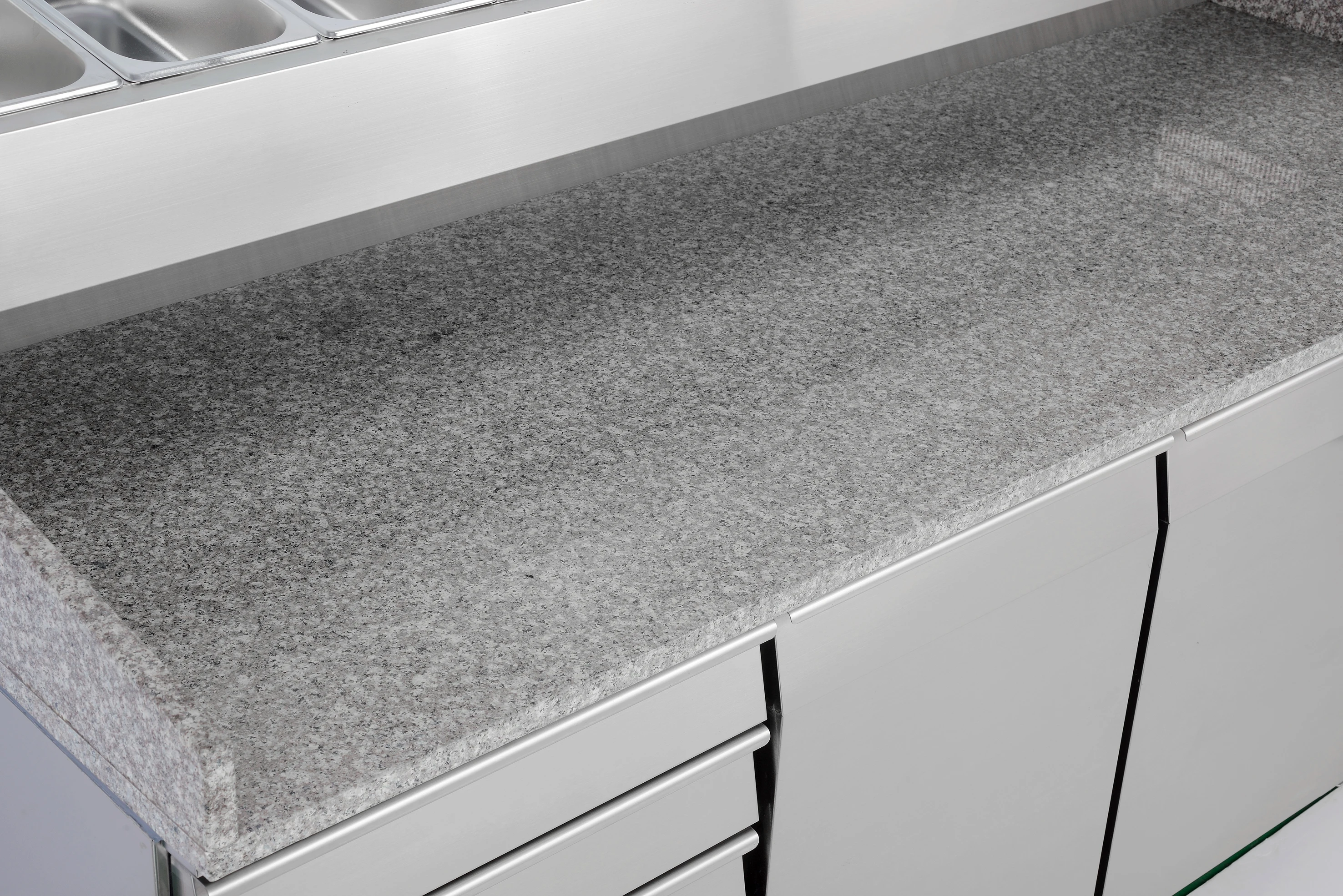 6 Drawers Commercial Marble Top Pizza Prep Table Refrigerator