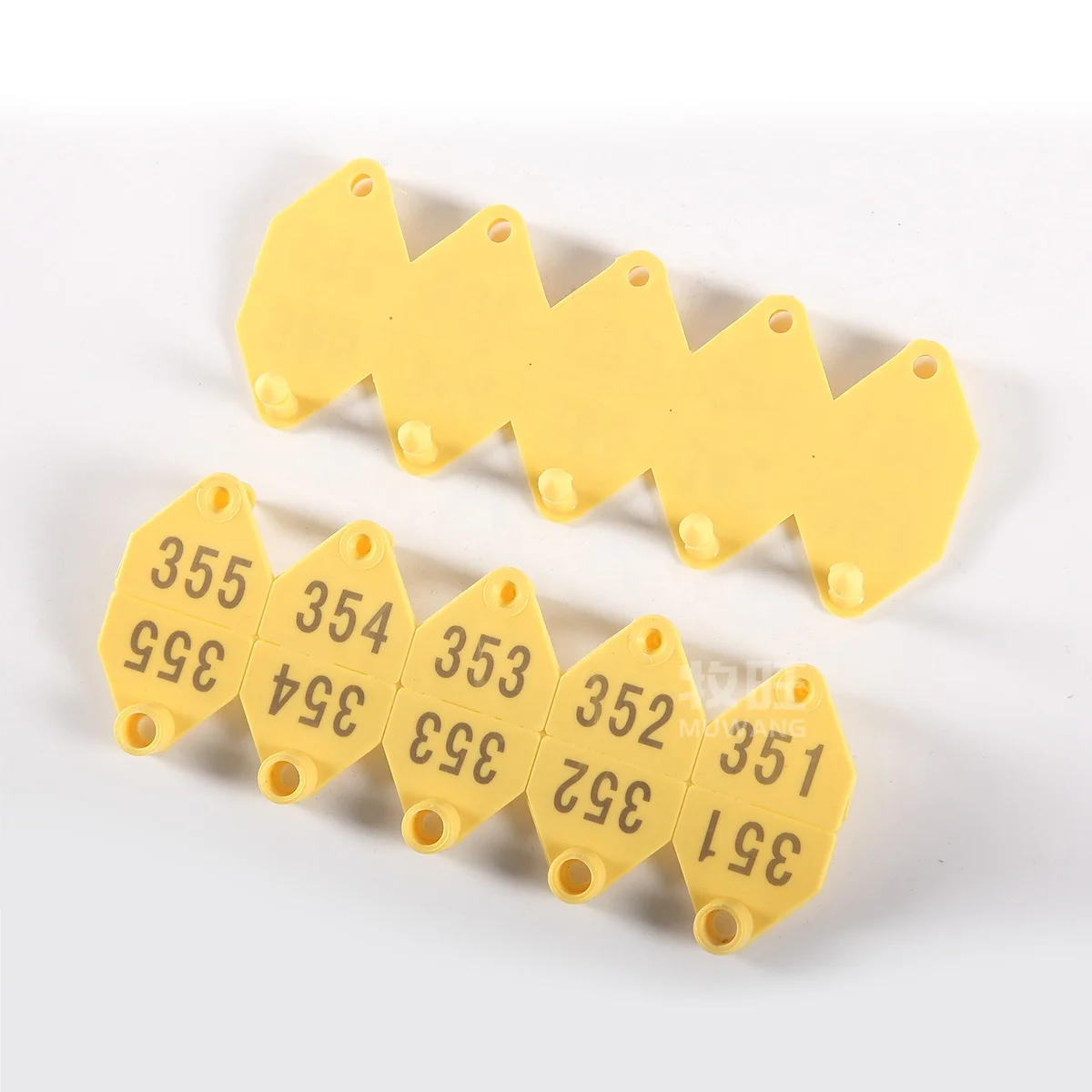 Высокобезопасная Ушная бирка для коров и крупного рогатого скота с автоматическим замком умная животных отслеживания