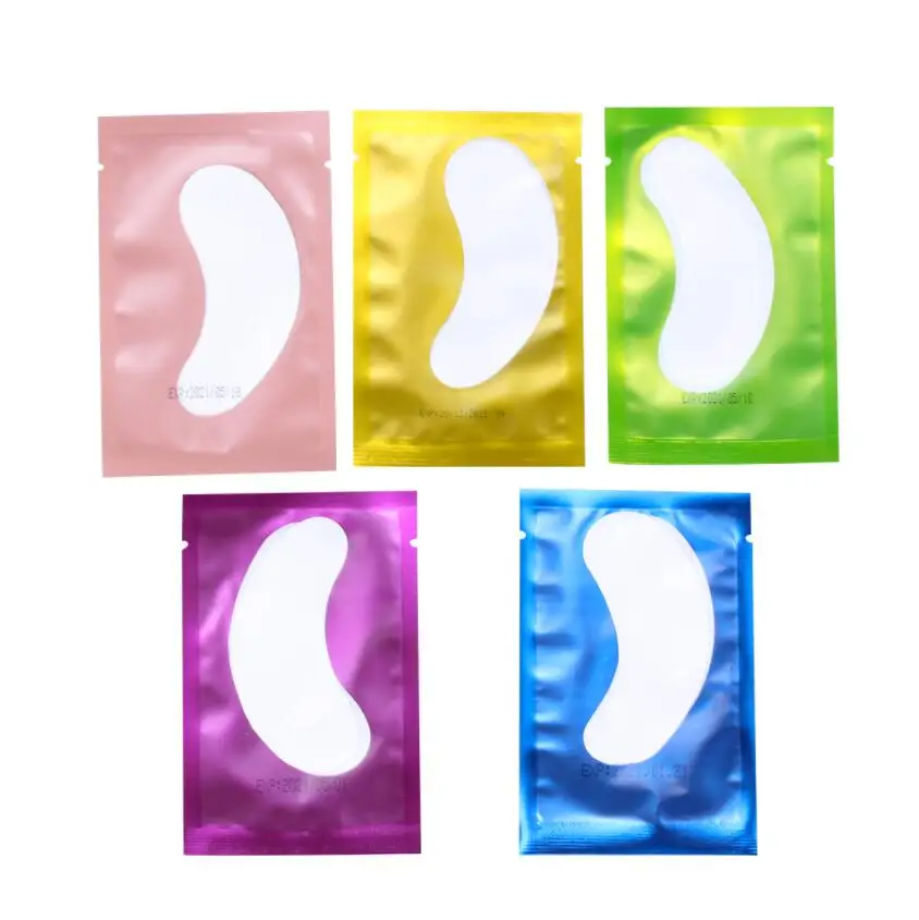 Wholesale 7 Color Lint-Free Hydrogel Gel Eye Patches for Eyelash Extension Tools