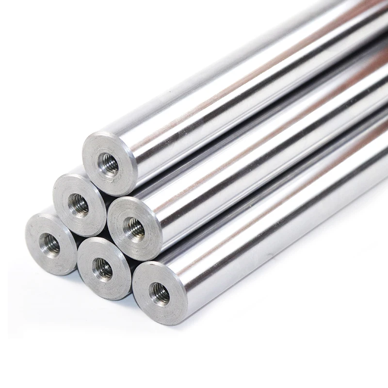 High precision hardened linear aluminium hollow shaft for 3d printer