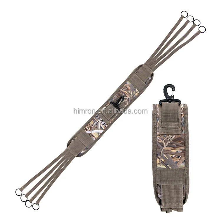 Wholesale Outdoor Game Strap Hanger Adjustable 8 Loop Camouflage Hunting Duck Strap Hanger Carrier Belt
