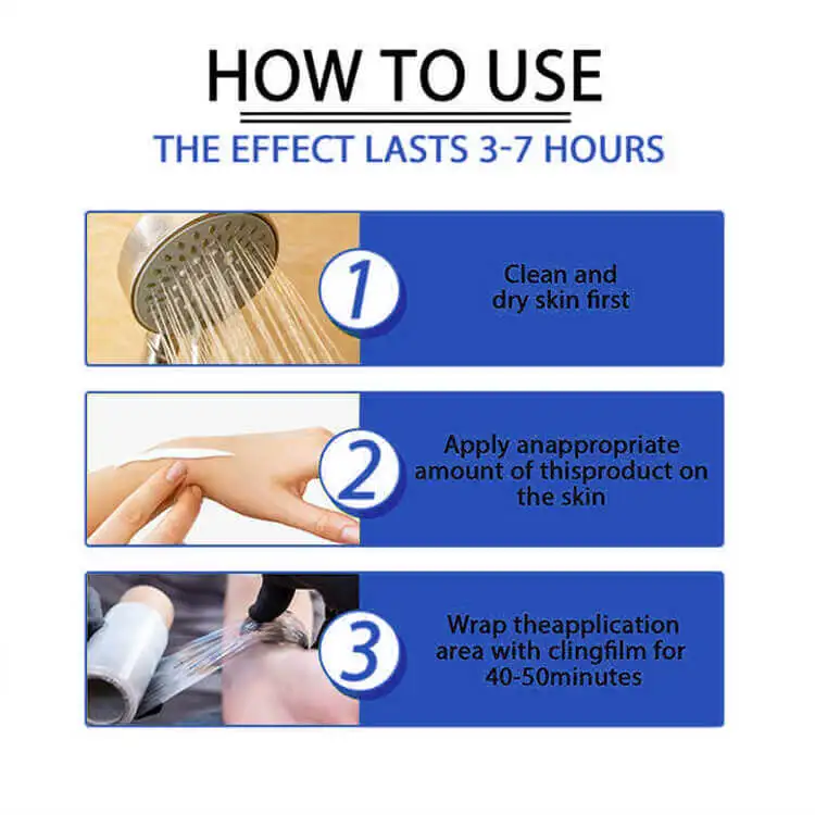 Hot Selling Effective Tattoo Cream Aftercare Skincare Numbin tattoo no Pain Painless Eyebrow Microblading Tattoos Numbimg Cream