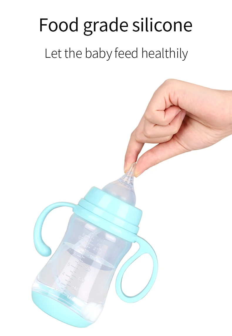 Eco-friendly BPA Free Baby Feeding Milk Bottle Standard PP Cheap biberon anticolico Silicone pacifier Feeder Biberon