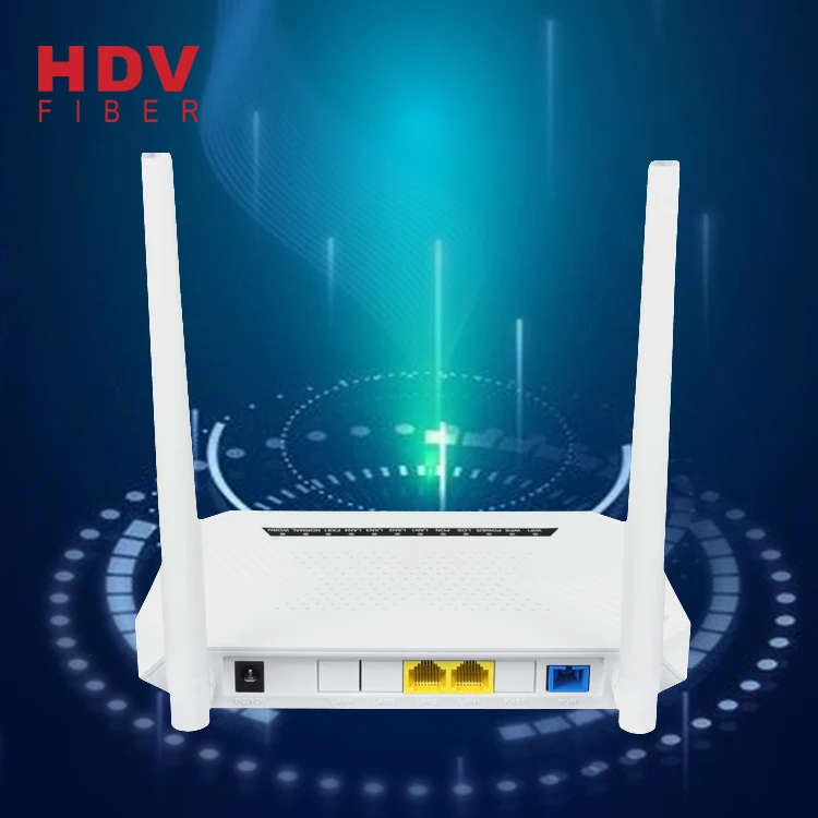 FTTH Modem Fiber Optic Ont Router Pon Onu 1GE 1FE WIFI XPON ONU