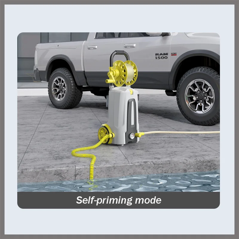 Gubot Custom Printed  45-90bar pressure pump car washer car washer automatic high pressure car washer machine