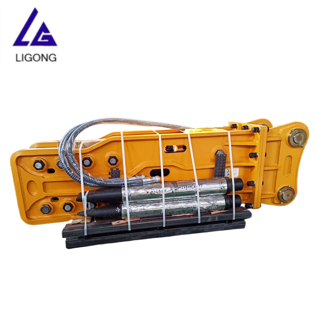 Top Type Sb151 Chisel Size 175 Wedge Moil Hydraulic Jackhammer Breaker for 40-50ton Excavator Backhoe