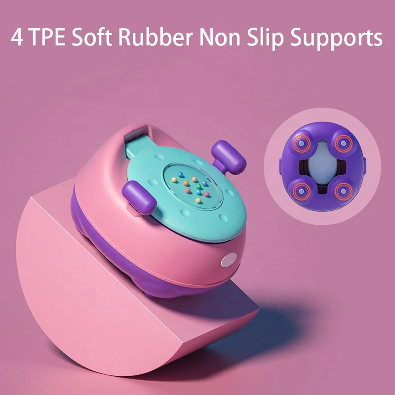 2023 New Baby Potty Training Toilet Seat Travel Baby Toilet Trainer with Splash Proof Part Cartoon Carton Customized Logo Accept