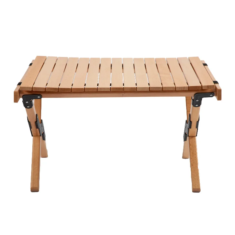 Top Selling Outdoor Lightweight Foldable Rolling Table Wooden Camping Garden Tables for Leisure