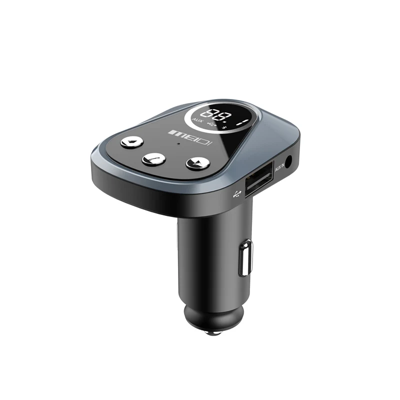 Usb Audio FM Transmitter Audio MP3 Player Dual USB Car Charger Bluetooth 5.0 Kit Portable Cigarette Lighter Bluetooth Adapter