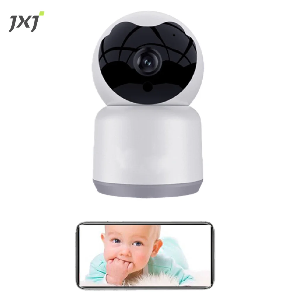 JXJ Day Night Vision 3MP Smart Indoor Humanoid Tracking Two-way Audio WiFi Camera Tuya App Hi Bye Wifi Hd Camera