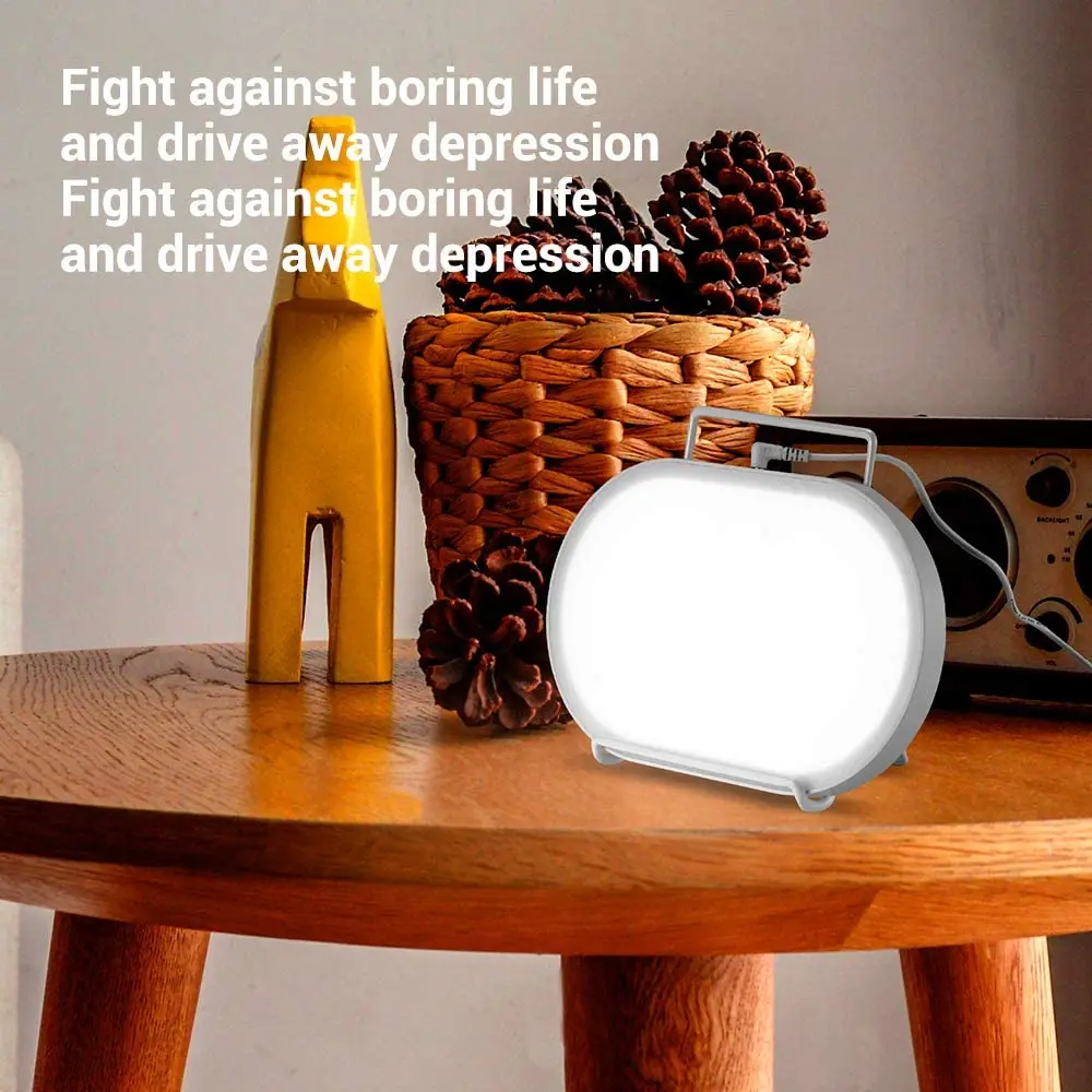 Guangqing GQ-L2 настраиваемый 10000 Lux 2 couleurs 4 luminosité reglable lampe triste de luminothérapie