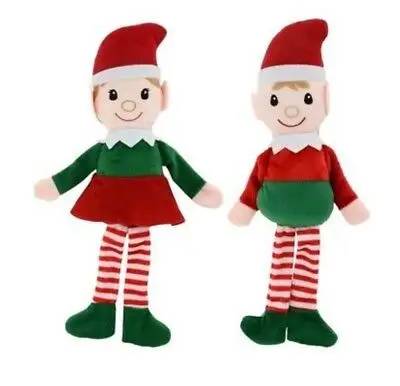 Christmas Doll Elf Plush Toy Cute Elves Plush Toys Promotional Christmas Plush Elf For Kids Christmas Gifts