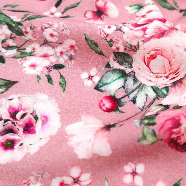 Китайская индивидуальная цифровая печать, экологически чистый текстиль, 100% органический хлопок, саржевая ткань для одежды